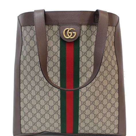 gucci small supreme tote|gucci ophidia large tote bag.